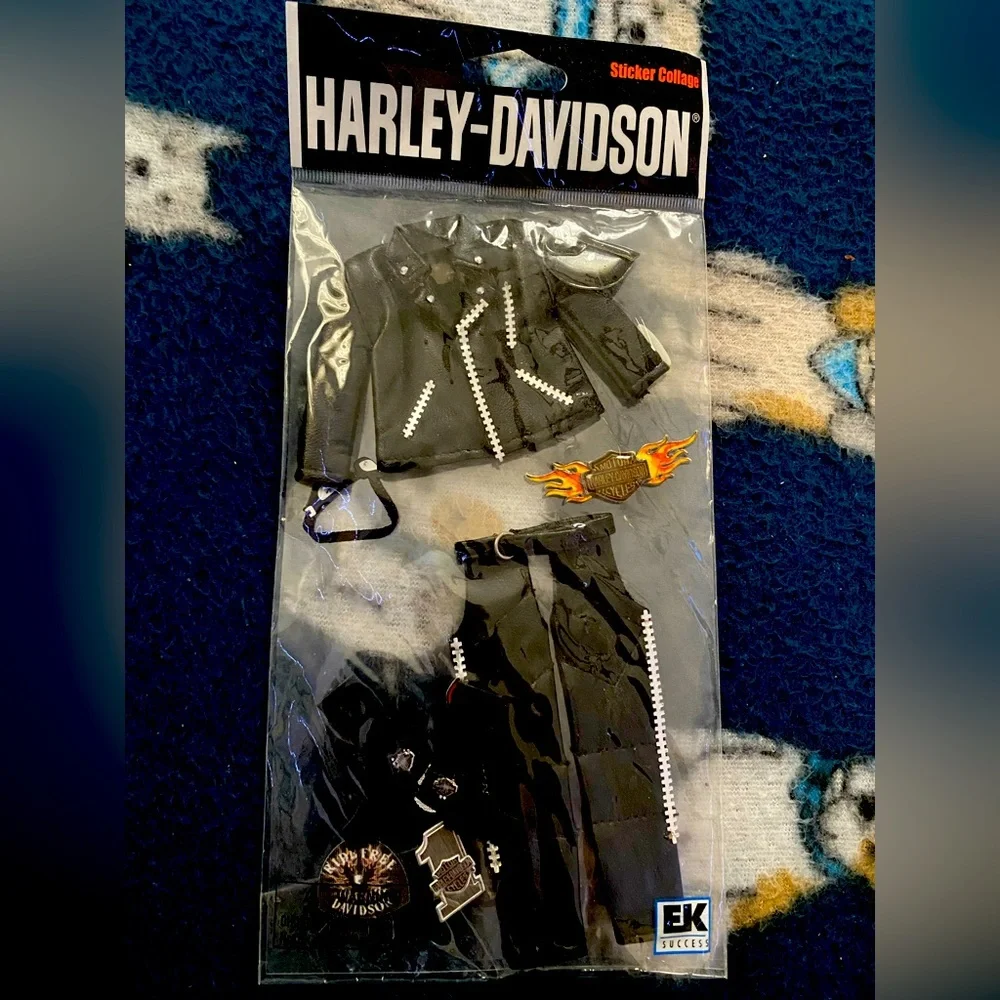 Harley-Davidson sticker clothing. New in package.